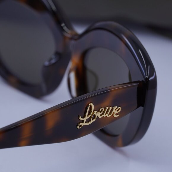 Loewe LW40153F 52E Cat Eye Sunglasses – Dark Havana\\Brown main image 5